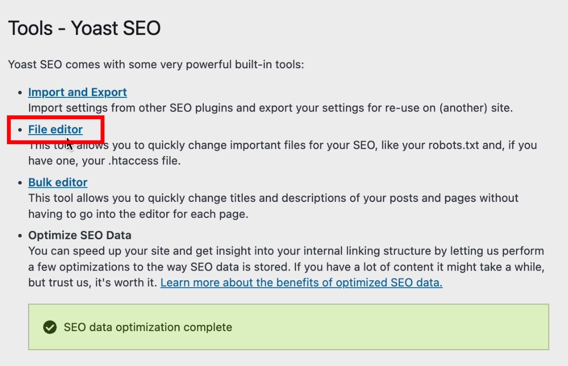 워드프레스 robots.txt, htaccess 파일 수정하는 법